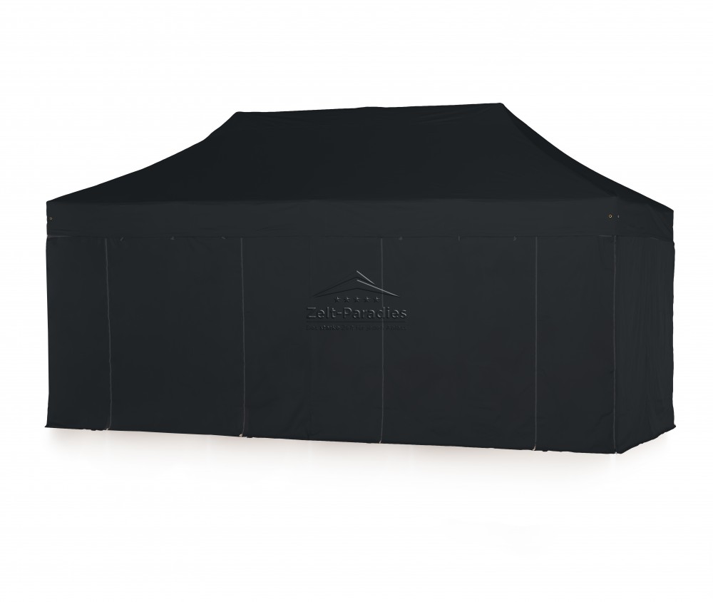 Faltzelt-Pavillon 3x6 schwarz