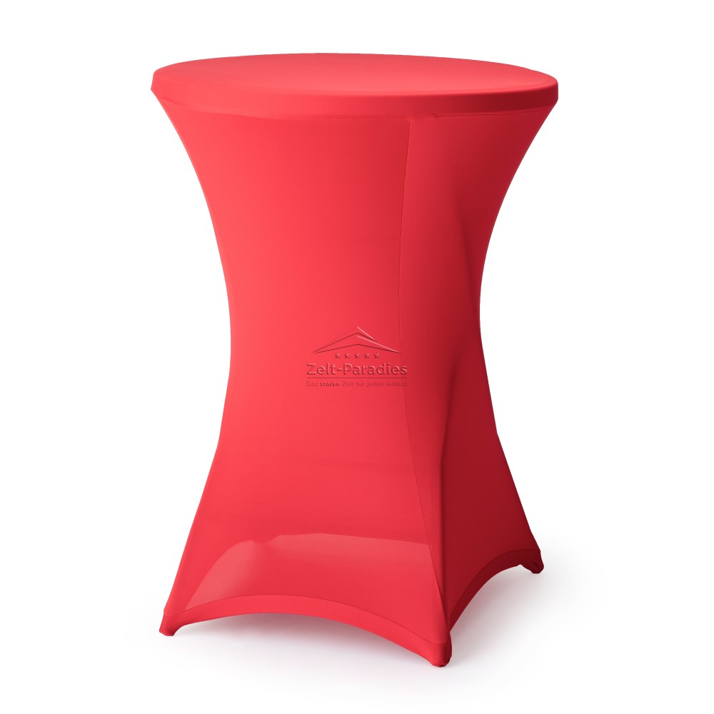 Stehtischhusse - Sommerrot