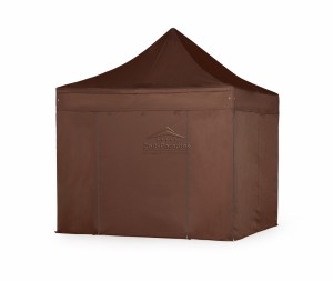 Faltzelt-Pavillon 3x3 braun