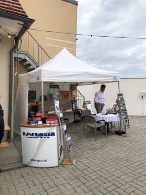 Faltzelt-Pavillon 3x3_weiß_Pieringer