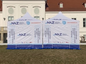 Faltzelt-Pavillon 3x3_NAZ mit Zwischenstück