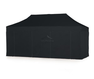 Faltzelt-Pavillon 4x8 schwarz