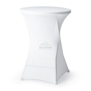 Stehtischhusse - Weiß